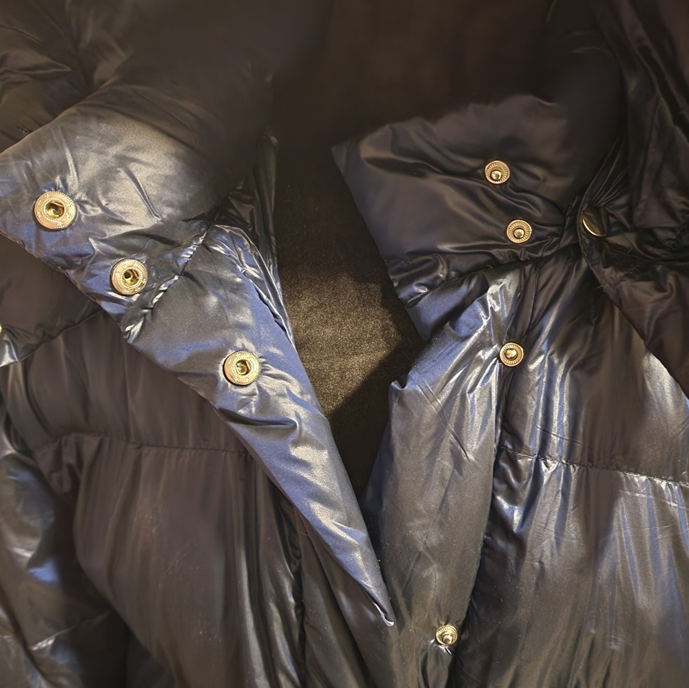 Fabletics Adeline Shine Oversize Long Puffer Coat XL - Picture 8 of 10